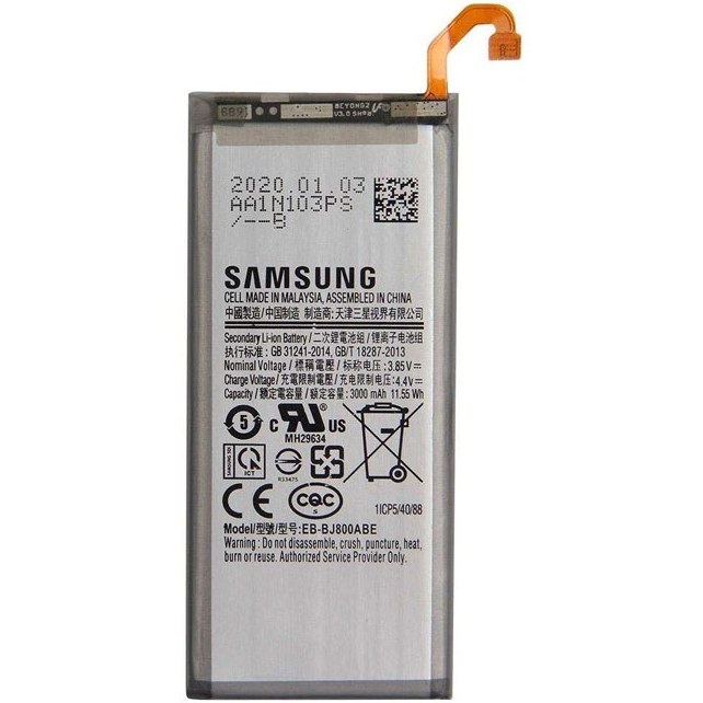 باتری اصلی سامسونگ Galaxy J8 اورجینال شرکتی/یکسال گارانتی