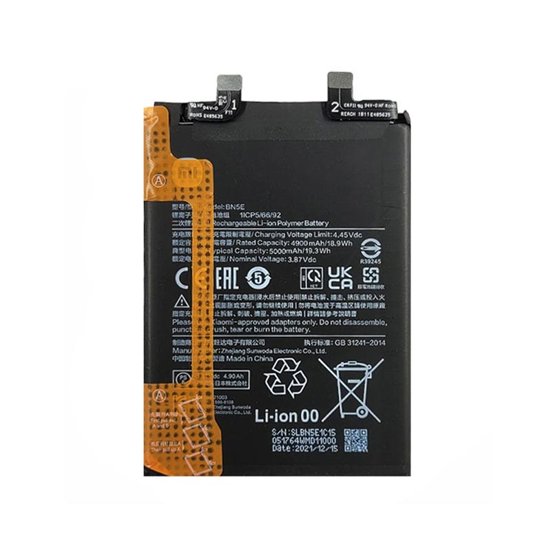 باتری شیائومی Note 12 Pro 4G مدل BN5J اصلی شرکتی یکسال گارانتی