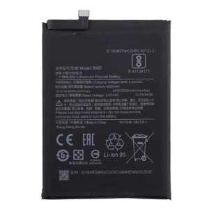 باتری شیائومی Note 9 Pro مدل BN53 اصلی شرکتی یکسال گارانتی